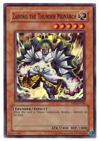 Zaborg the Thunder Monarch [DR2-EN135] Super Rare | Shuffle n Cut Hobbies & Games