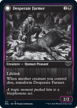 Desperate Farmer // Depraved Harvester [Innistrad: Double Feature] | Shuffle n Cut Hobbies & Games