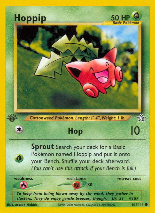 Hoppip (61/111) [Neo Genesis 1st Edition] | Shuffle n Cut Hobbies & Games