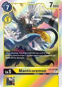 BT06: Manticoremon | Shuffle n Cut Hobbies & Games