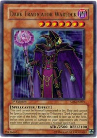 Dark Eradicator Warlock [SD6-EN001] Ultra Rare | Shuffle n Cut Hobbies & Games