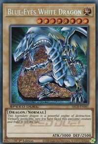 Blue-Eyes White Dragon (Secret) [SBCB-EN087] Secret Rare | Shuffle n Cut Hobbies & Games