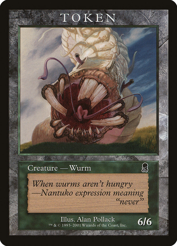 Wurm Token [Magic Player Rewards 2002] | Shuffle n Cut Hobbies & Games