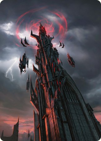 Barad-dur Art Card [The Lord of the Rings: Tales of Middle-earth Art Series] | Shuffle n Cut Hobbies & Games