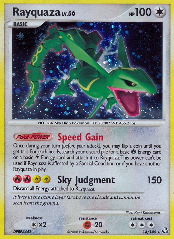 Rayquaza (14/146) [Diamond & Pearl: Legends Awakened] | Shuffle n Cut Hobbies & Games