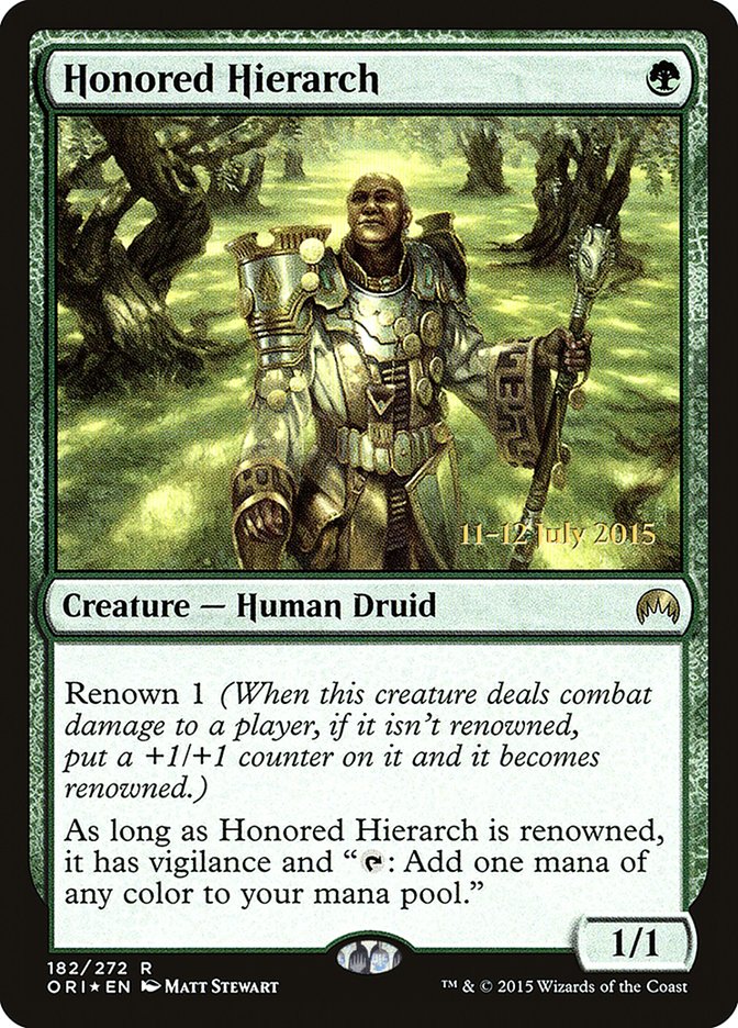 Honored Hierarch [Magic Origins Prerelease Promos] | Shuffle n Cut Hobbies & Games