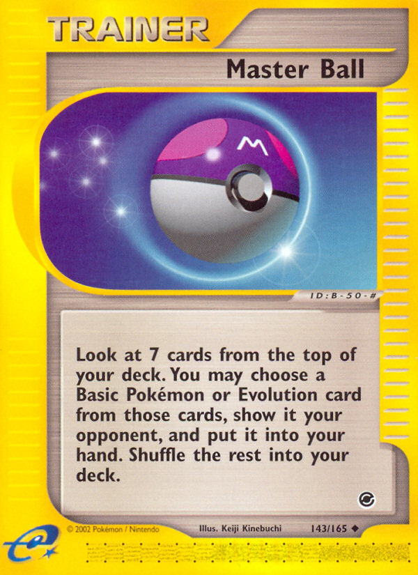 Master Ball (143/165) [Expedition: Base Set] | Shuffle n Cut Hobbies & Games