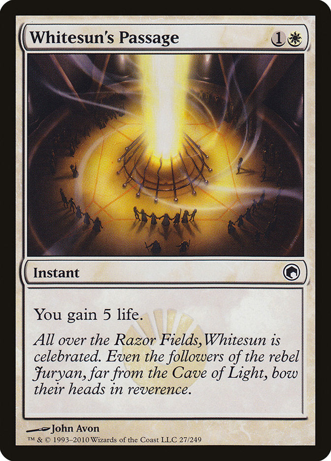 Whitesun's Passage [Scars of Mirrodin] | Shuffle n Cut Hobbies & Games