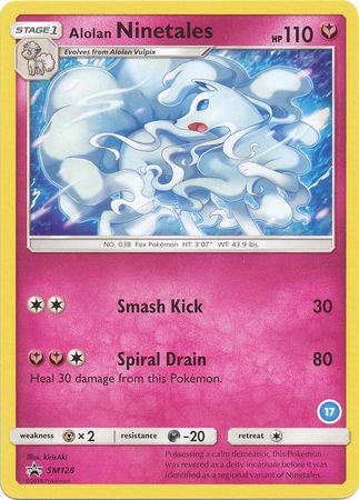 Alolan Ninetales (SM128) (Deck Exclusive #17) [Sun & Moon: Trainer Kit - Alolan Ninetales] | Shuffle n Cut Hobbies & Games