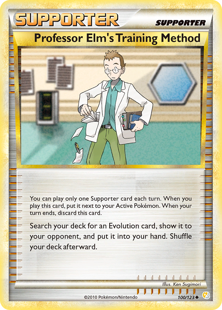 Professor Elm's Training Method (100/123) [HeartGold & SoulSilver: Base Set] | Shuffle n Cut Hobbies & Games