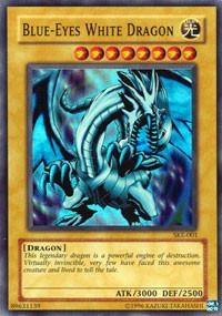 Blue-Eyes White Dragon [SKE-001] Super Rare | Shuffle n Cut Hobbies & Games