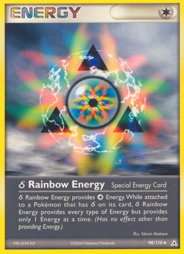 Rainbow Energy (98/110) (Delta Species) [EX: Holon Phantoms] | Shuffle n Cut Hobbies & Games