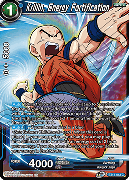 Krillin, Energy Fortification (Common) [BT13-043] | Shuffle n Cut Hobbies & Games