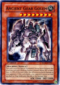 Ancient Gear Golem [SD10-EN012] Common | Shuffle n Cut Hobbies & Games