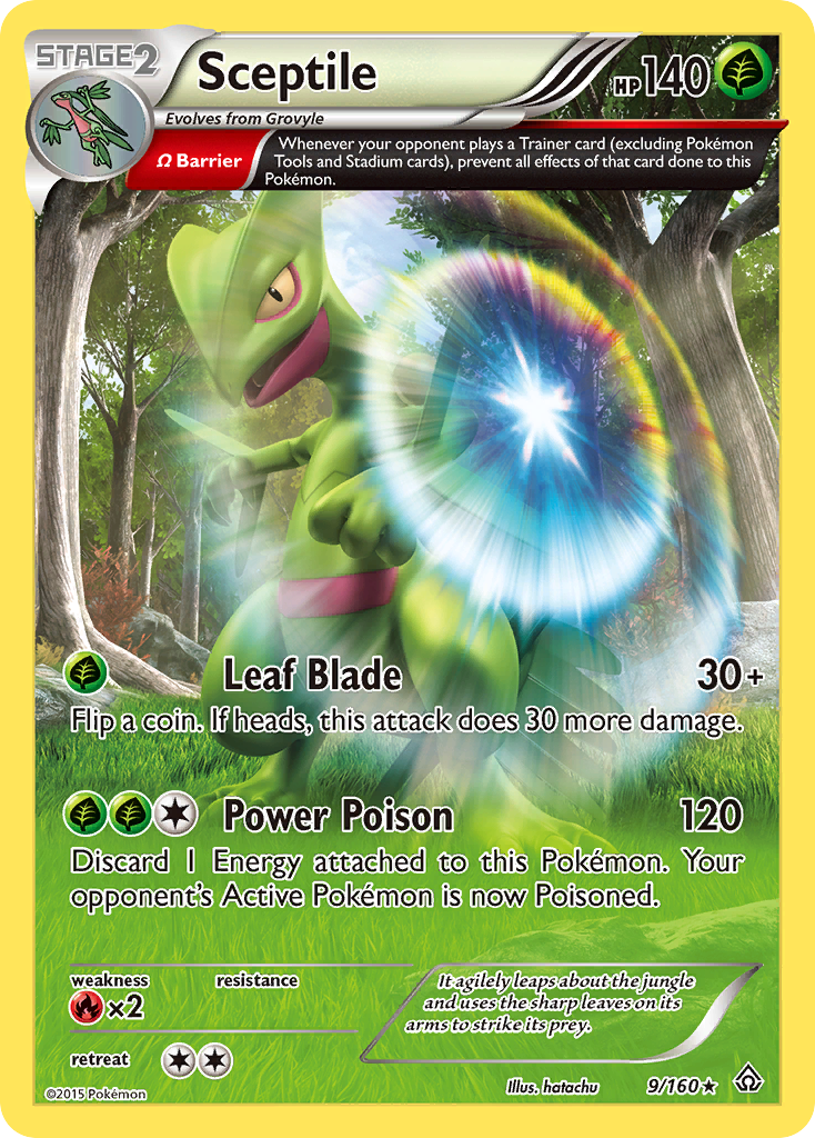 Sceptile (9/160) [XY: Primal Clash] | Shuffle n Cut Hobbies & Games