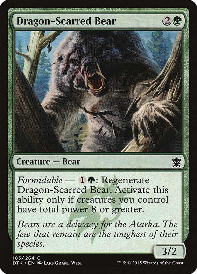 Dragon-Scarred Bear [Dragons of Tarkir] | Shuffle n Cut Hobbies & Games