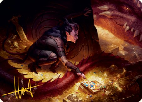 Hoard Robber Art Card (Gold-Stamped Signature) [Dungeons & Dragons: Adventures in the Forgotten Realms Art Series] | Shuffle n Cut Hobbies & Games