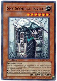 Sky Scourge Invicil [FOTB-EN023] Super Rare | Shuffle n Cut Hobbies & Games