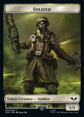 Soldier (004) // Vanguard Suppressor Double-Sided Token (Surge Foil) [Warhammer 40,000 Tokens] | Shuffle n Cut Hobbies & Games