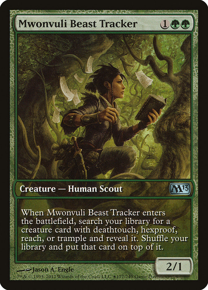 Mwonvuli Beast Tracker (Game Day) [Magic 2013 Promos] | Shuffle n Cut Hobbies & Games