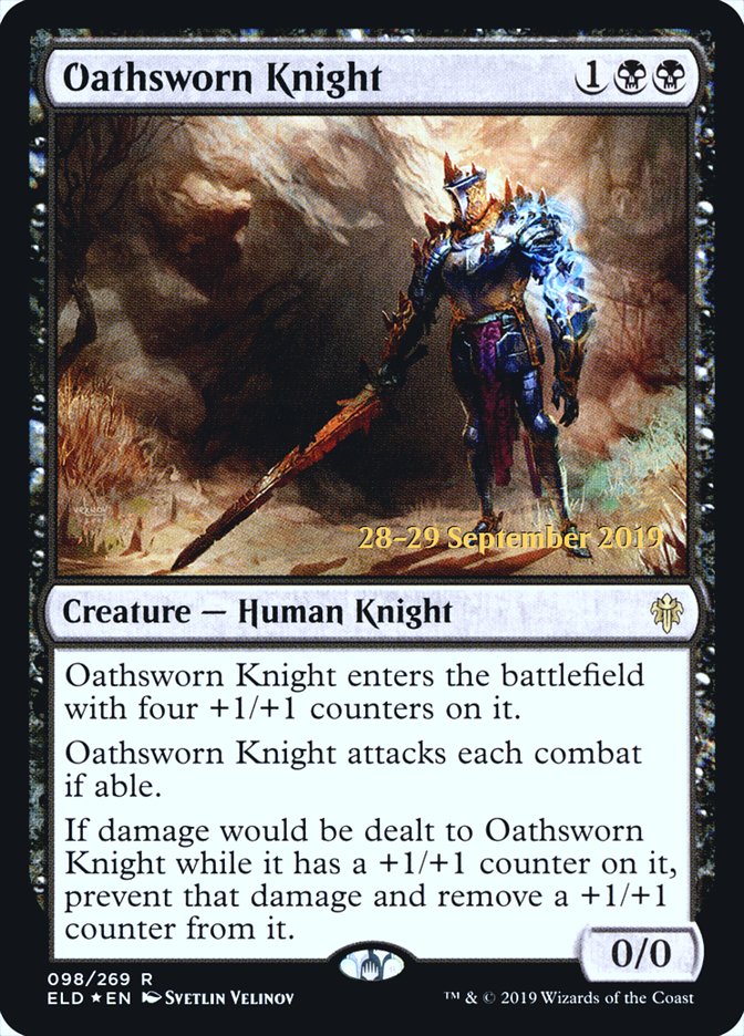 Oathsworn Knight [Throne of Eldraine Prerelease Promos] | Shuffle n Cut Hobbies & Games