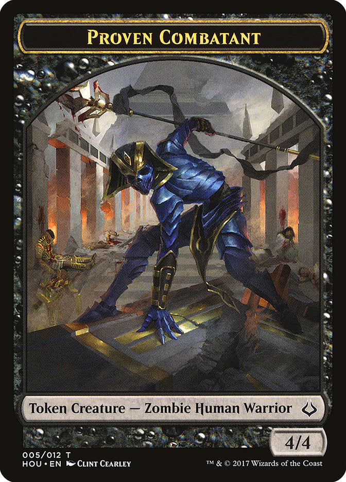 Proven Combatant Token [Hour of Devastation Tokens] | Shuffle n Cut Hobbies & Games