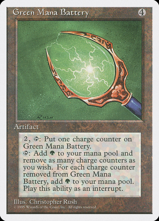 Green Mana Battery [Fourth Edition] | Shuffle n Cut Hobbies & Games