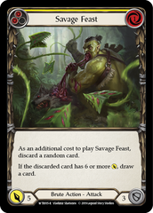 Savage Feast (Yellow) [WTR015-R] Alpha Print Normal | Shuffle n Cut Hobbies & Games