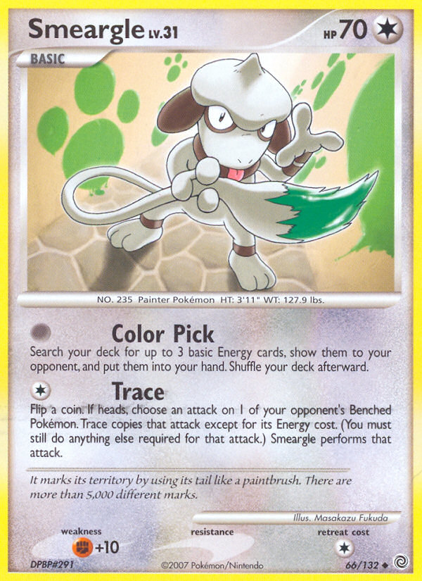 Smeargle (66/132) [Diamond & Pearl: Secret Wonders] | Shuffle n Cut Hobbies & Games