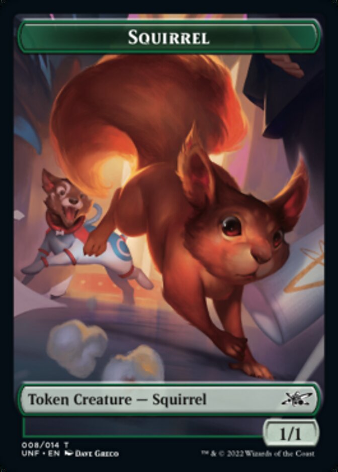 Squirrel Token [Unfinity Tokens] | Shuffle n Cut Hobbies & Games