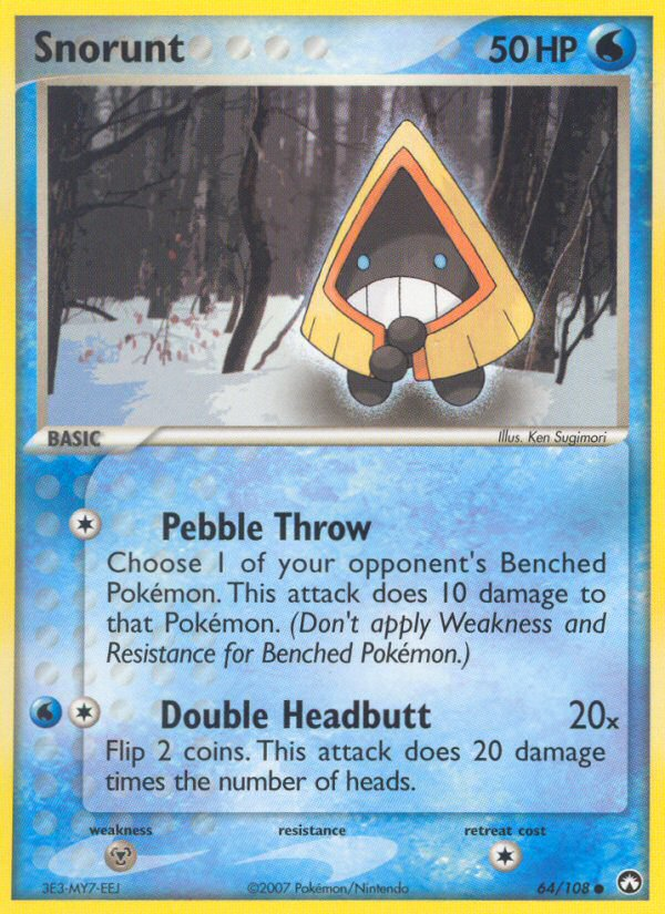 Snorunt (64/108) [EX: Power Keepers] | Shuffle n Cut Hobbies & Games