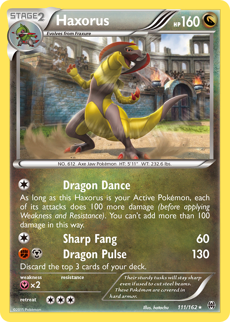 Haxorus (111/162) [XY: BREAKthrough] | Shuffle n Cut Hobbies & Games