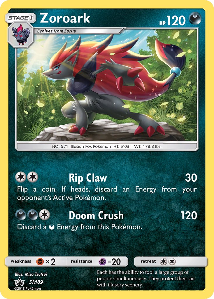 Zoroark (SM89) [Sun & Moon: Black Star Promos] | Shuffle n Cut Hobbies & Games