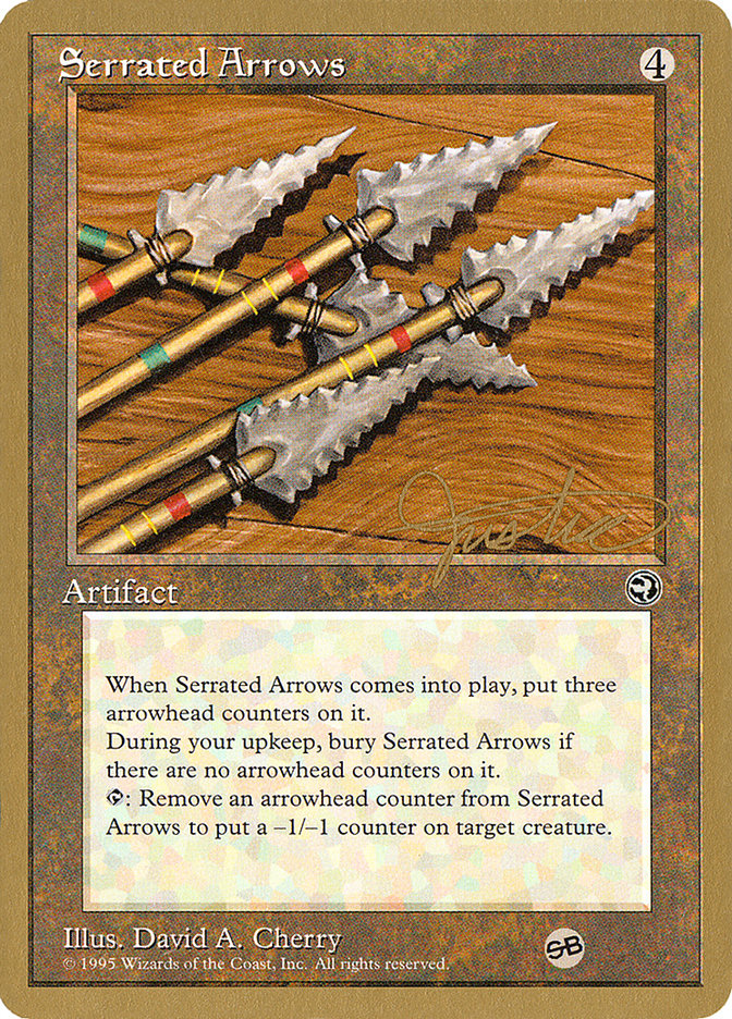 Serrated Arrows (Mark Justice) (SB) [Pro Tour Collector Set] | Shuffle n Cut Hobbies & Games