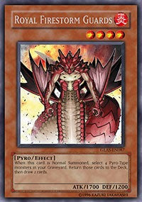 Royal Firestorm Guards [GLAS-EN087] Secret Rare | Shuffle n Cut Hobbies & Games