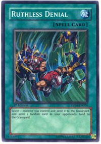 Ruthless Denial [DP04-EN024] Super Rare | Shuffle n Cut Hobbies & Games