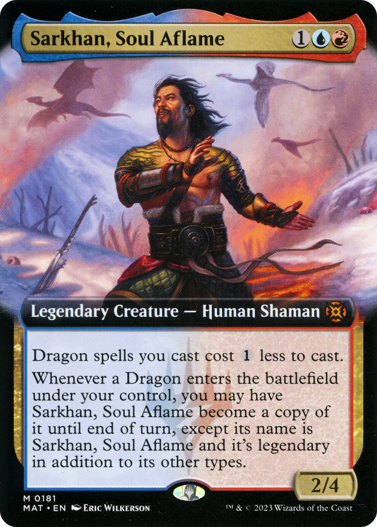 Sarkhan, Soul Aflame (Extended Art) [March of the Machine: The Aftermath] | Shuffle n Cut Hobbies & Games