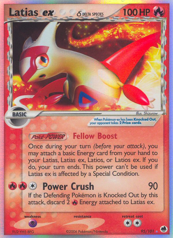 Latias ex (95/101) (Delta Species) [EX: Dragon Frontiers] | Shuffle n Cut Hobbies & Games