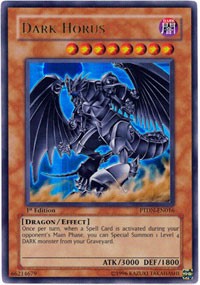 Dark Horus [PTDN-EN016] Ultra Rare | Shuffle n Cut Hobbies & Games