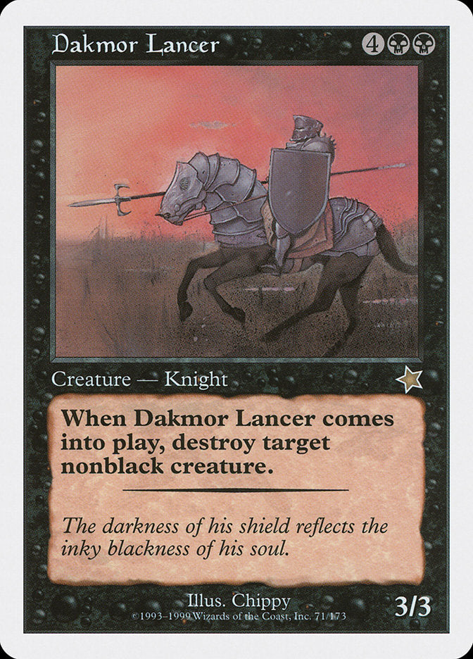 Dakmor Lancer [Starter 1999] | Shuffle n Cut Hobbies & Games