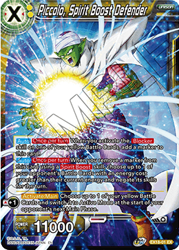 Piccolo, Spirit Boost Defender [EX18-01] | Shuffle n Cut Hobbies & Games