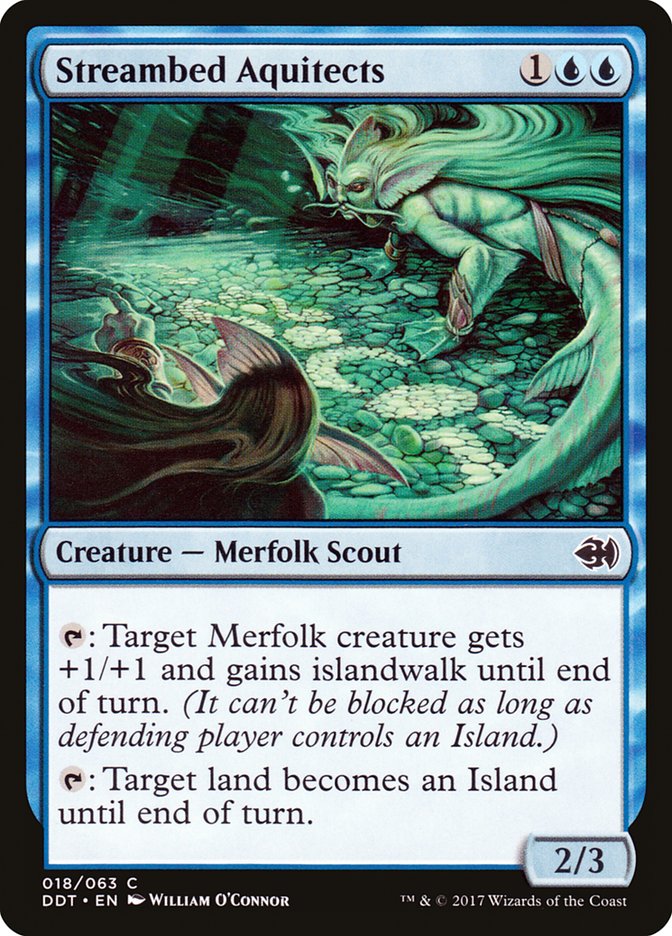 Streambed Aquitects [Duel Decks: Merfolk vs. Goblins] | Shuffle n Cut Hobbies & Games