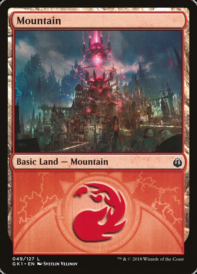 Mountain (49) [Guilds of Ravnica Guild Kit] | Shuffle n Cut Hobbies & Games