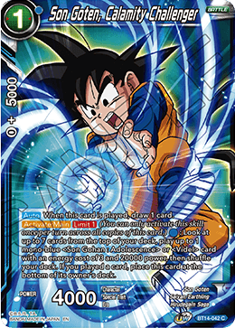 Son Goten, Calamity Challenger (BT14-042) [Cross Spirits] | Shuffle n Cut Hobbies & Games