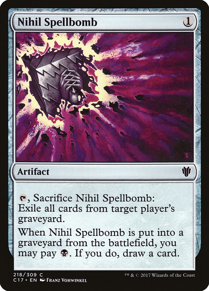 Nihil Spellbomb [Commander 2017] | Shuffle n Cut Hobbies & Games