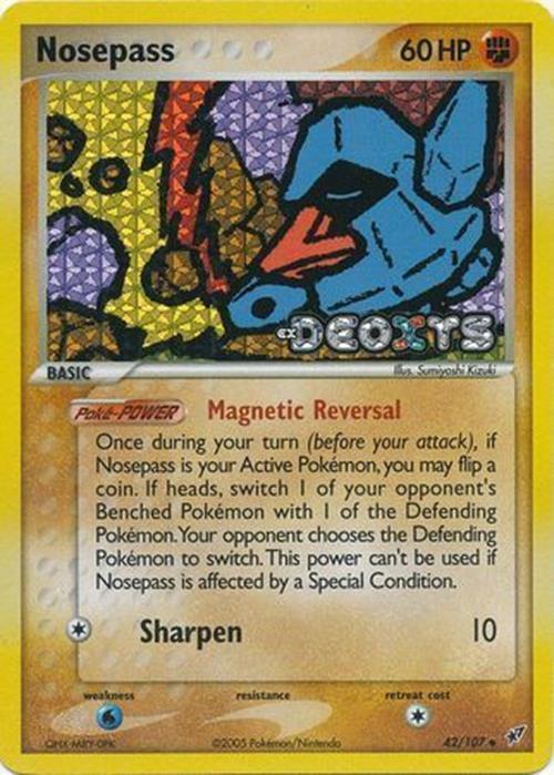 Nosepass (42/107) (Stamped) [EX: Deoxys] | Shuffle n Cut Hobbies & Games