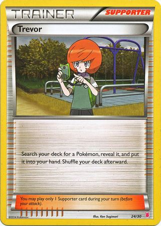 Trevor (24/30) [XY: Trainer Kit 1 - Wigglytuff] | Shuffle n Cut Hobbies & Games