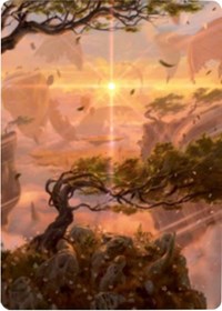 Windswept Heath Art Card [Zendikar Rising Art Series] | Shuffle n Cut Hobbies & Games