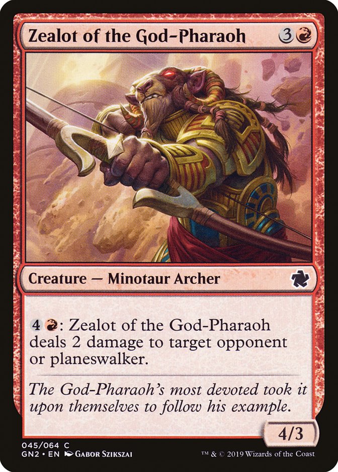 Zealot of the God-Pharaoh [Game Night 2019] | Shuffle n Cut Hobbies & Games