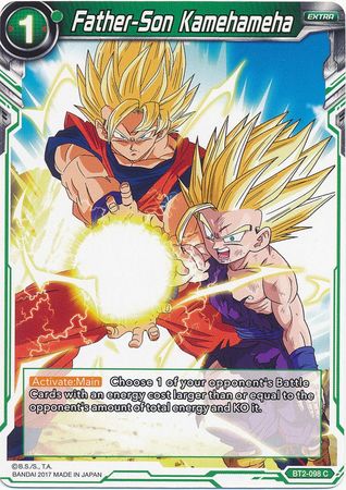 Father-Son Kamehameha [BT2-098] | Shuffle n Cut Hobbies & Games